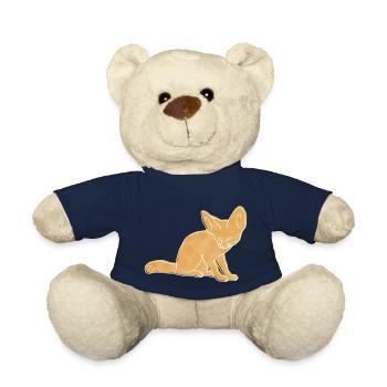 "Fennek", Boho Line Art Design, Serie "Desert" - Teddy - French Navy - Vorne