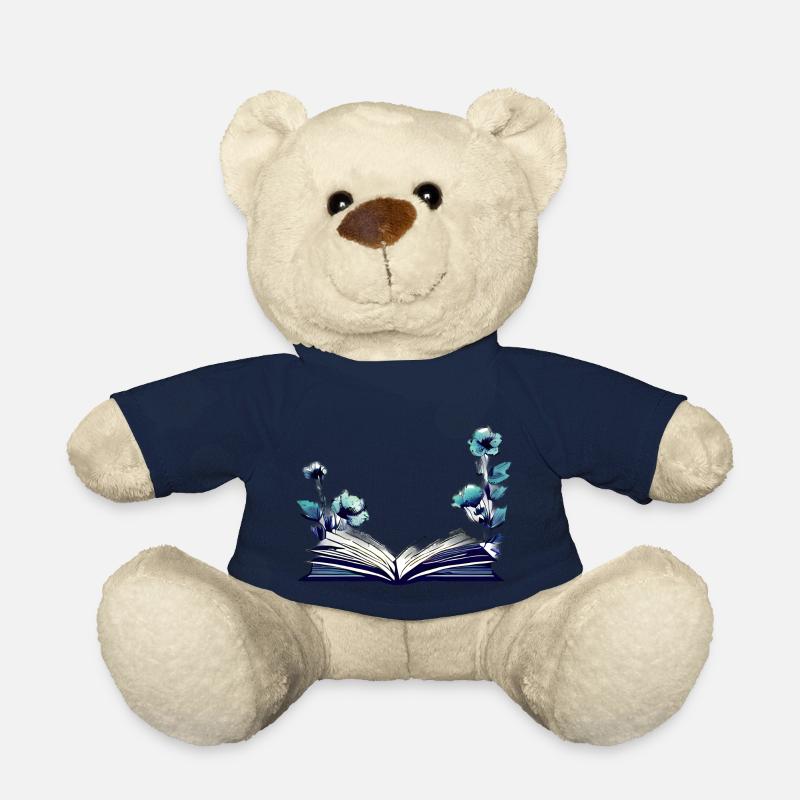 Buch Geschenk Buchliebhaber Lesen Bücher Leser - Teddy - French Navy