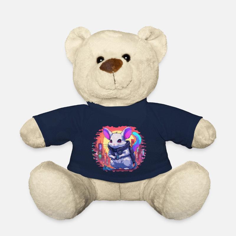 Zephyr // Cyber Chinchilla - Nounours - bleu marine
