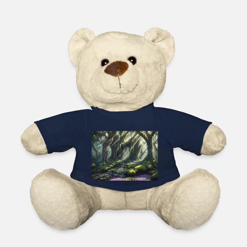 La forêt magique - Nounours - bleu marine
