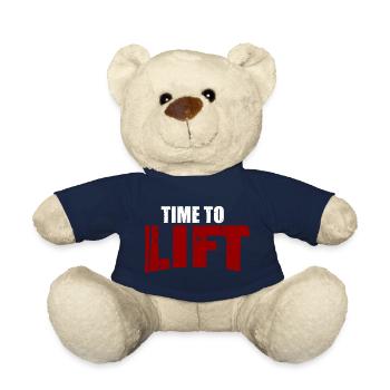 Time To Lift - Workout - Teddy Bear - french navy - Front