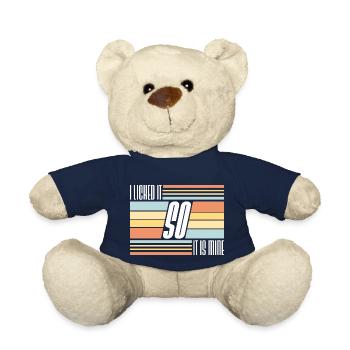 Je l’ai léché pour que ce soit le mien drôle de dire effronté - Nounours - bleu marine - Devant