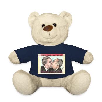 The Kiss The Socialist Brotherly Kiss - Teddy Bear - french navy - Front