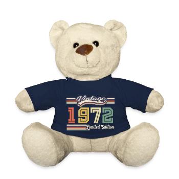 Cadeau D'anniversaire 1972 Génial Depuis 1972 vint - Nounours - bleu marine - Devant