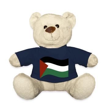 Drapeau de la Palestine - Nounours - bleu marine - Devant