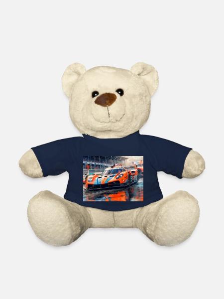 Course automobile - Nounours - bleu marine