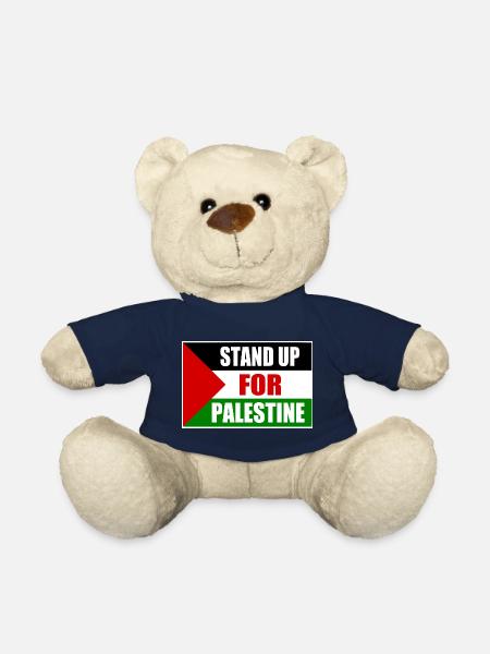stand up for palestine - Nounours - bleu marine