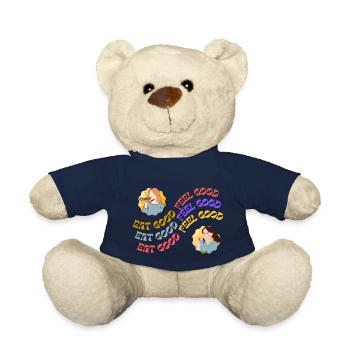 EAT GOOD FEEL GOOD - Teddy Bear - french navy - Front