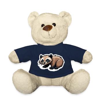 Wolverine Baby Scandinavia Wild Animal Sticker Järv - Teddy Bear - french navy - Front