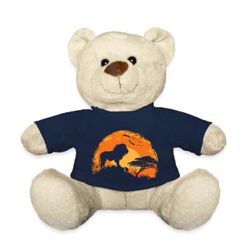 Lion Wildcat - Teddy Bear - french navy - Front