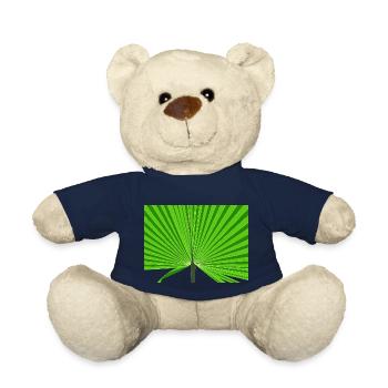 Tropical palm tree - Teddy Bear - french navy - Front