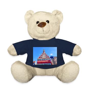 Old city hall (Altes Rathaus) Esslingen am Neckar - Teddy Bear - french navy - Front