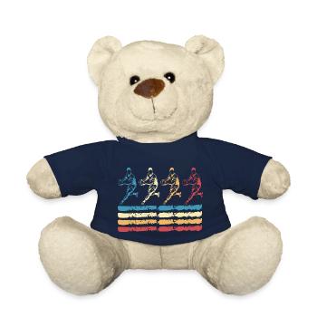 Retro Rugby - Teddy Bear - french navy - Front