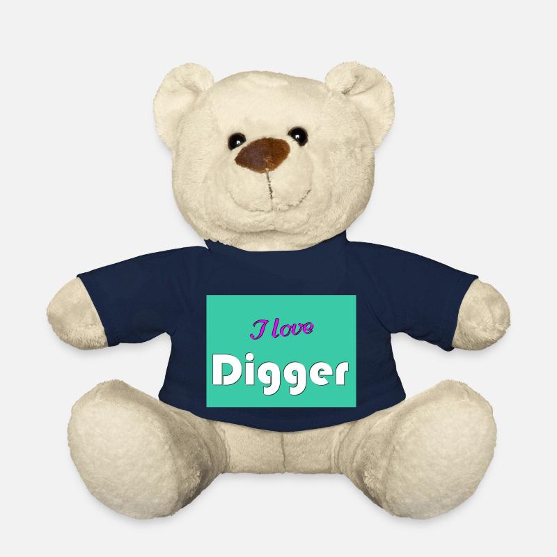 J’adore Digger - Nounours - bleu marine