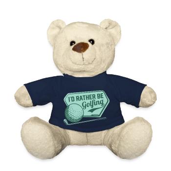 Je préfère jouer au golf Golf - Nounours - bleu marine - Devant