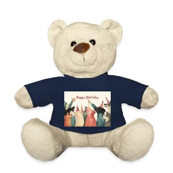 Happy Birthday dogs - Teddy - French Navy - Vorne