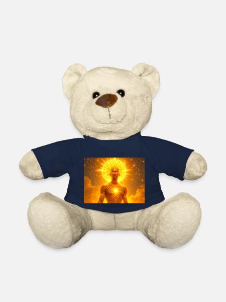 Olorun – Dieu du soleil yoruba, divinité céleste de la lumière - Nounours - bleu marine