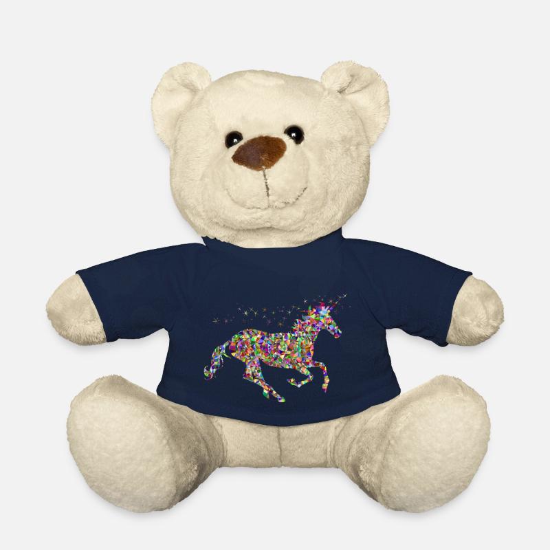 Idée cadeau cheval Licorne - Nounours - bleu marine