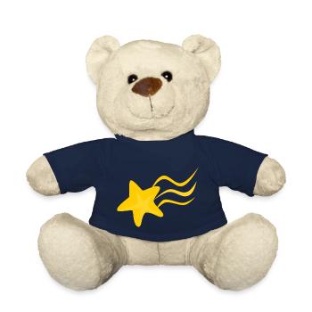 shooting star - Teddy Bear - french navy - Front