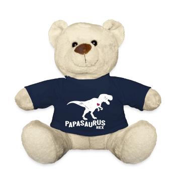 Dinosaure papasaurus - Nounours - bleu marine - Devant