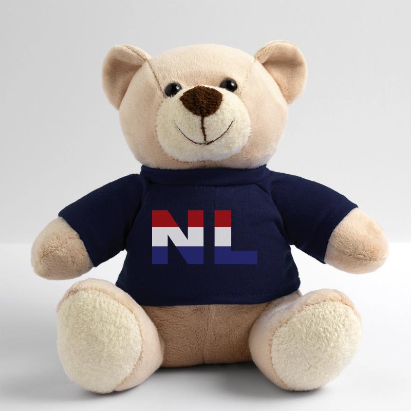 Netherlands Flag ISO Code NL EU Teddy Bear