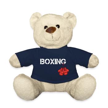 Boxe - gants de boxe de boxe - Nounours - bleu marine - Devant