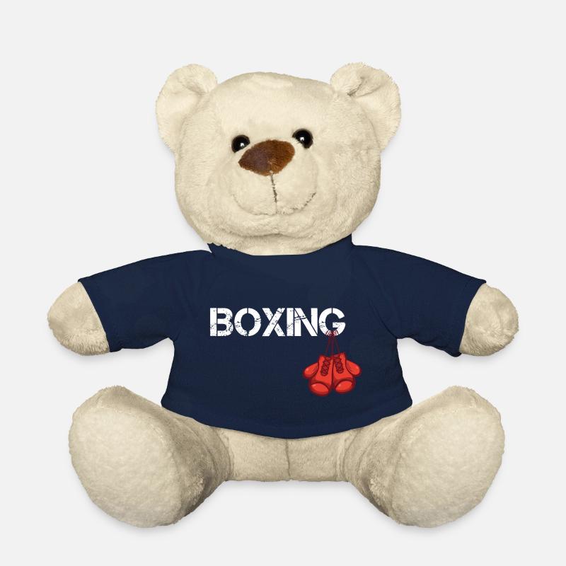 Boxe - gants de boxe de boxe - Nounours - bleu marine