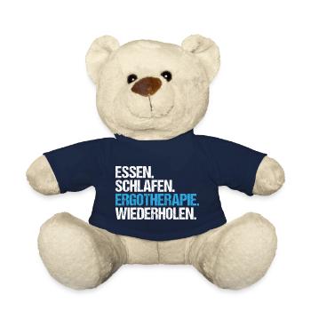 Ergotherapie Ergotherapeut Ergotherapeutin - Teddy - French Navy - Vorne
