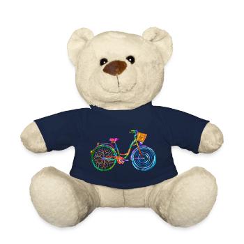 buntes Fahrrad, Damenrad, colors bike, ladies bike - Teddy - French Navy - Vorne