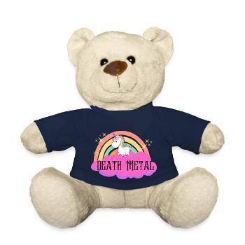 Death Metal Licorne - Nounours - bleu marine - Devant