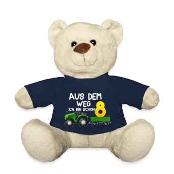 aus dem weg ich bin schon 8 Traktor Jungen 8 Jahre - Teddy - French Navy - Vorne