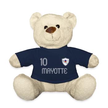 Mayotte Football Team - Teddy Bear - french navy - Front