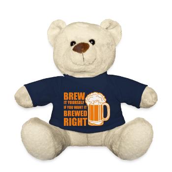 brew it yourself if you want it brewed right - Teddy Bear - french navy - Front
