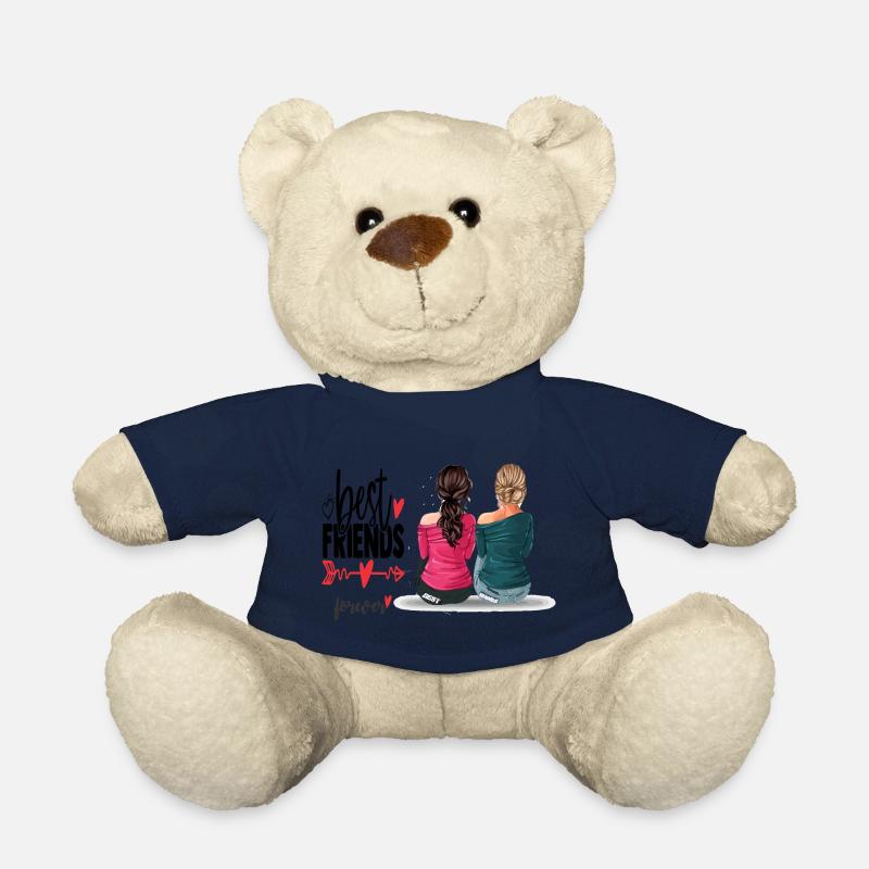 best friends forever - Nounours - bleu marine