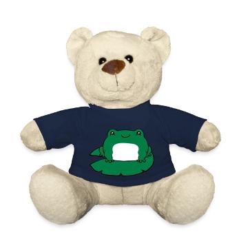 Frosch auf Seerose - Teddy - French Navy - Vorne