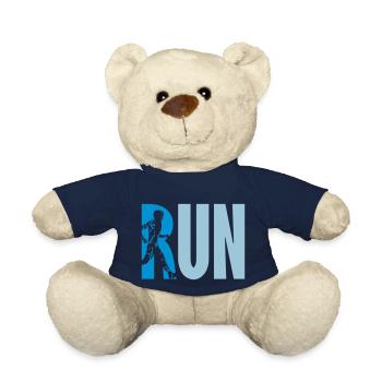 Logo Run Training - Teddy - French Navy - Vorne