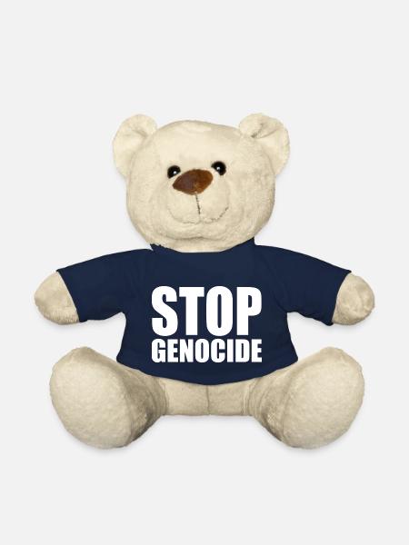 Stop genocide - Teddy Bear - french navy