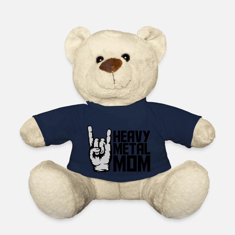 Heavy Metal Mom Logo - Teddy - French Navy