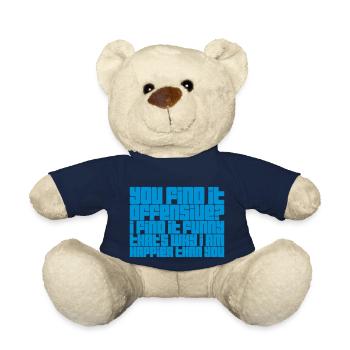 You find it offensive - Teddy Bear - french navy - Front