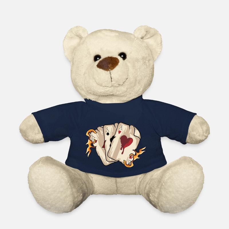 Playing Cards - Teddy Bear - french navy
