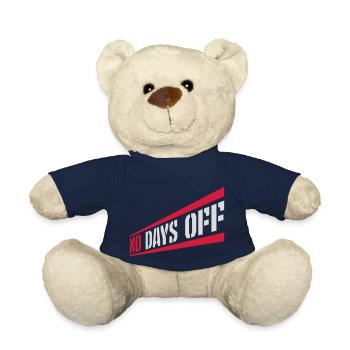 no days off quote - Teddy Bear - french navy - Front