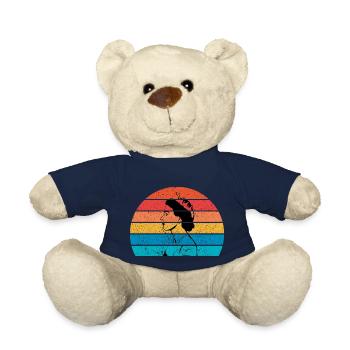 Queen Elizabeth II Retro Vintage Elizabeth 2 - Teddy - French Navy - Vorne