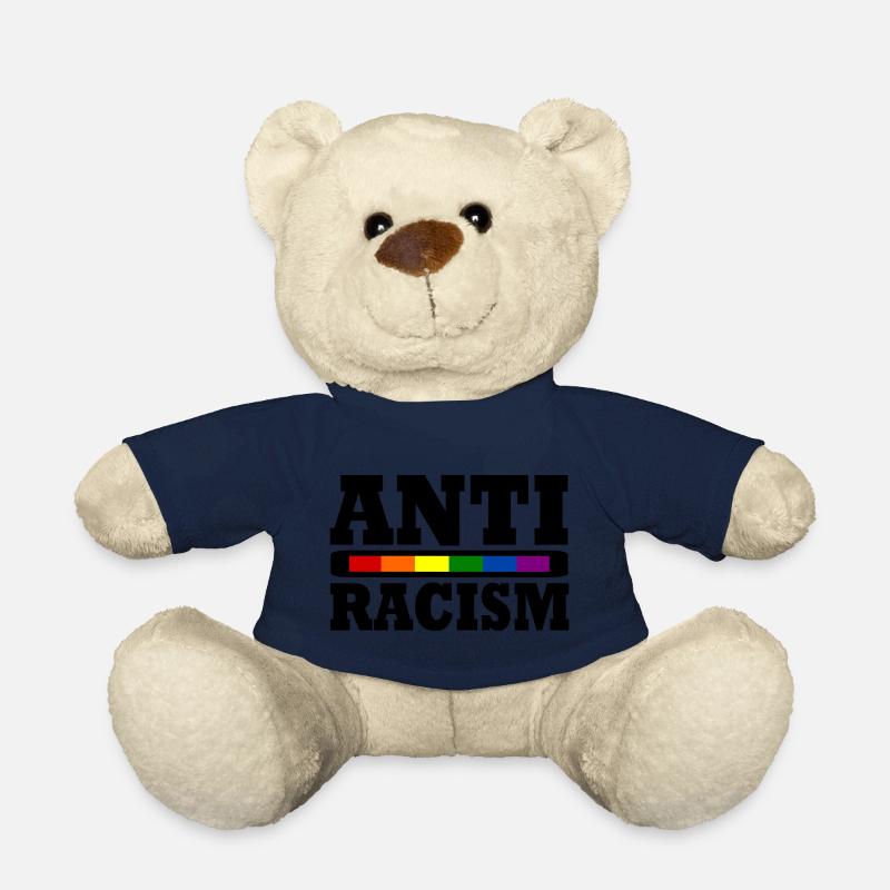 antiraciste - Nounours - bleu marine