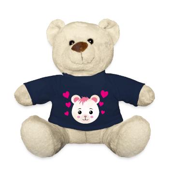Bär Herzen süss - Teddy - French Navy - Vorne