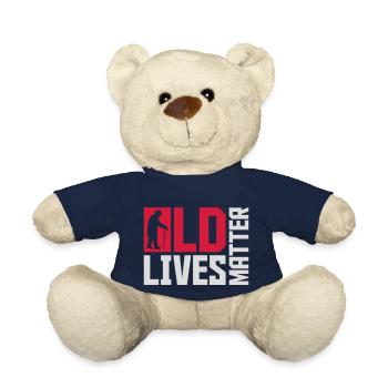 old lives matter quote - Teddy Bear - french navy - Front