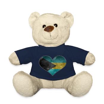 Bahamas-Herz - Teddy - French Navy - Vorne