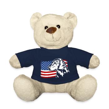 ALPINE DACHSBRACKE Amérique Flag Dog Wilsigns - Nounours - bleu marine - Devant