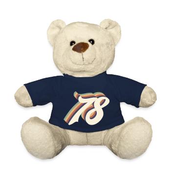 Vintage 78th anniversary - Teddy Bear - french navy - Front