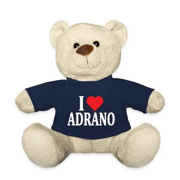 t-shirt I love Adrano Sicilia t-shirt - Teddy Bear - french navy - Front