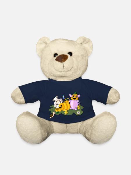 Farm Halloween Party - Teddy Bear - french navy